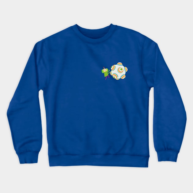 Roll Prince Roll - Pocket Design Crewneck Sweatshirt by hya_bm